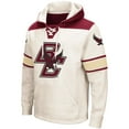 thumbnail image 2 of Men's Colosseum Cream Boston College Eagles 2.0 Lace-Up Pullover Hoodie, 2 of 4