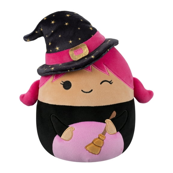 Squishmallows Official 8 inch Ditka the Pink Haired Witch - Child's Ultra Soft Stuffed Plush Toy