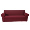 thumbnail image 3 of Funda de sofá elástica, funda de sofá elástica, antideslizante, funda de sillón, protección de muebles, funda de sofá + de cojín de asiento Vino rojo Macarena Funda de sofá elástica, 3 of 8