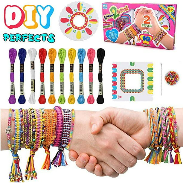 Dream Fun Friendship Bracelet Kit for 3-12 Year Old Girls DIY