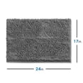 thumbnail image 3 of Nestl Bathroom Rugs, Machine Washable Bath Mats For bathroom Floor Rugs, Nonslip Backing Rubber Bath Rug, Gray, 3 of 6