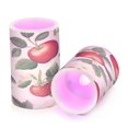 thumbnail image 7 of Yayeee Flameless Candles with Remote Flickering Battery Operated Multi Color Changing, Apples Flower Pattern, 7 of 7