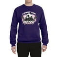 thumbnail image 2 of Wild Bobby It's About To Get Miami Soccer Skyline Sports Unisex Crewneck Sweatshirt, Purple, XX-Large, 2 of 5