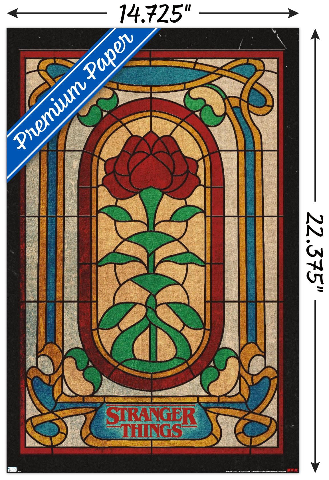 Handcrafted stained glass window panel Fruit Basket 22" X 30" 