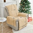 thumbnail image 2 of Aorsher Plush Recliner Slipcover, Artificial Wool Lazy Boy Chair Cover for Recliner Chairs and Furniture, Quilted Cover for Home, 2 of 16