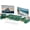 Dark Gree, variant on Metal Desk Organizers and Accessories, Dual Monitor Stand Riser with Drawer and 2 Pen Holders, Book Racks, Desk Accessories & Workspace Desktop Organizers for Office Supplies (Black)