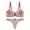 Beige a2, variant on Womens Bras Set Push Up Bra and Panty Set Lace Color Block Bra with Underwear 2 Piece Sets