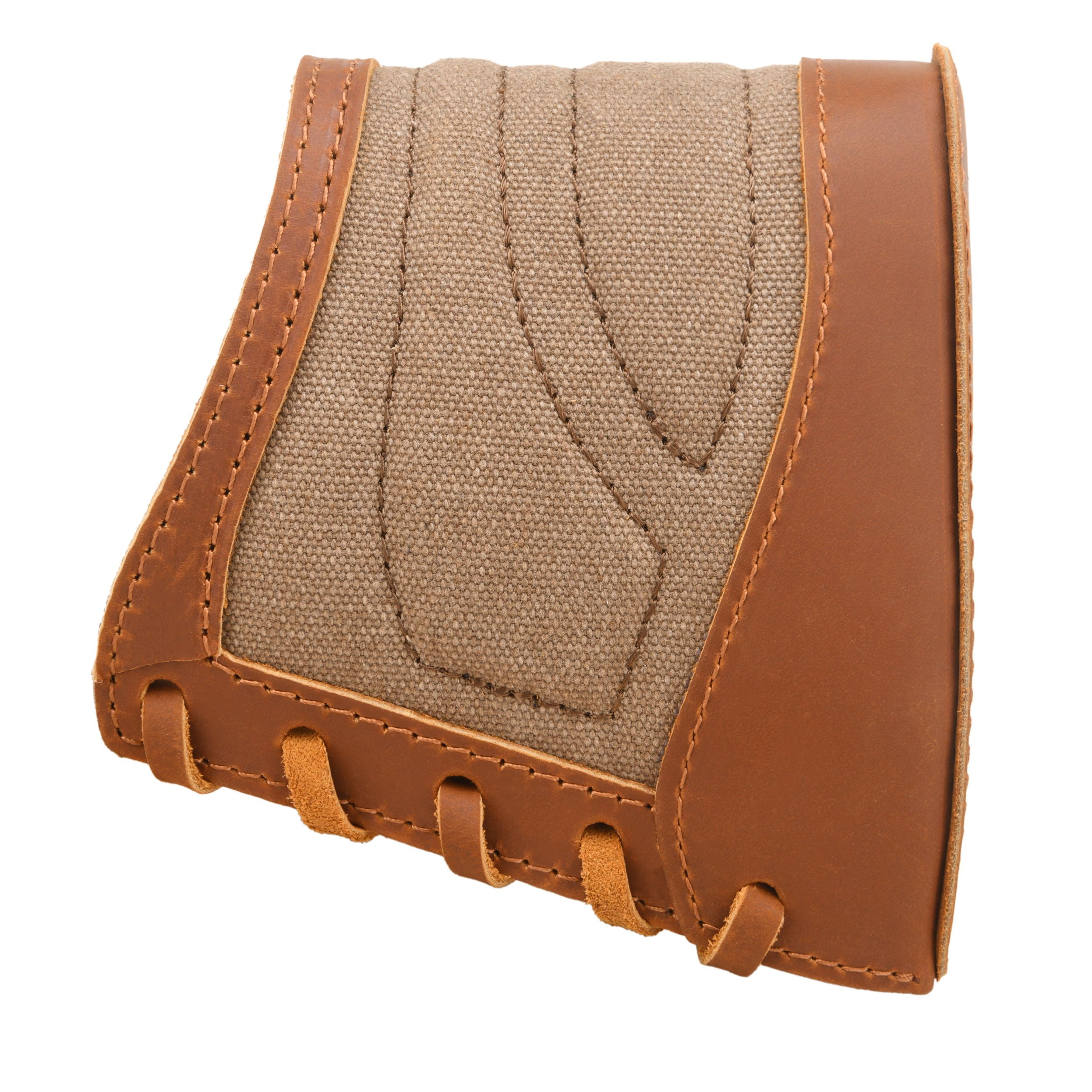 WAYNE'S DOG Slip on Recoil Pads for Rifles Shotguns, Adjustable Leather & Canvas Gun Buttstock Extension Pad