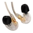 thumbnail image 3 of Auriculares estéreo intraurales con aislamiento de sonido Shure SE215-CL (transparentes) con 3 pares, 3 of 7