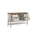 thumbnail image 3 of Acme Katet Server in Weathered Oak & Antique White, 3 of 4