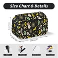 thumbnail image 5 of Kdxio cartoon Skull spider web for Double Compartment Pen Case Oxford Organizer with Zipper Pockets for Students Artists, 5 of 7