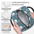 thumbnail image 3 of Rateoe Flamingo Pattern Lunch Bag Women, Lunch Box, Lunch Bag, Small Leakproof Lunch Tote Large Capacity Reusable Insulated Cooler Lunch Container, 3 of 6
