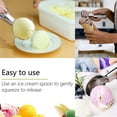 thumbnail image 5 of Vive Comb Ice Cream Scoop Trigger Release Stainless Steel Spoon, 5 of 7