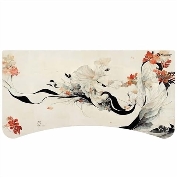 Arozzi Arena Gaming Desk Mat, Full Surface Custom Desk Pad, Interchangeable, Water Resistant & Washable Computer Desk Mouse Pad with Stitched Edges (D048)