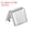 Silver 8mm, variant on Uxcell 32 Pack Pinch Crimp Ends 0.98'' Cord End Clasps Ribbon Crimp Ends Leather End Crimp End Fastener Bronze