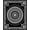 Black, Pattern 1, variant on ODIKA 4'x6' Machine Washable Non-Slip Area Rug, Interlocking Wave with Metallic Gold Accents High Traffic Rug, Black, 591487