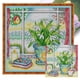 thumbnail image 1 of Hilo Algodón Ecológico Bordado Punto Cruz Con Lirio Los Valles 11CT 37x37cm, 1 of 9