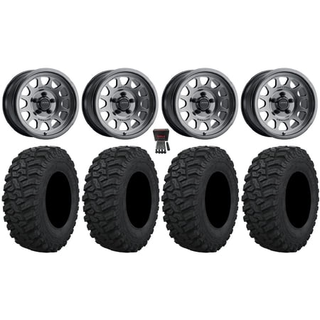 Method 414 15 Wheels Gr +38mm 33 Trekker Tires Polaris RZR Turbo R & Pro R Ranger 1500 Xpedition
