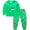 Green Dinosaur, variant on WIBACKER Toddler and Little Boys 2-Piece Cotton Pajamas Long Sleeve Fall Winter PJ Set Kid Excavator Sleepwear