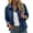 Blue, variant on Womens Cropped Jackets Plaid Lining Button Down Collared Shacket Jacket Fall Winter Fashion Western Style Going Out Travel Vacation Lounge Outfits