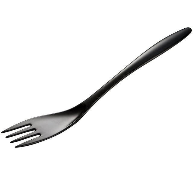 Tenedor Gourmac De Melamina Negro De 12,5""