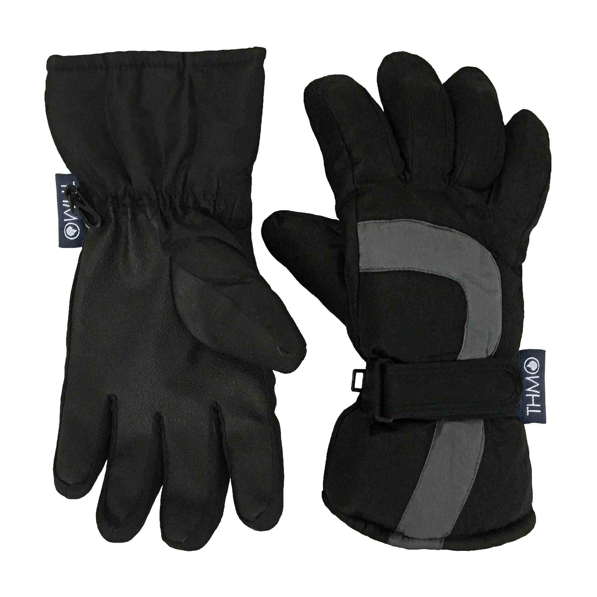 Kids Thinsulate Ski Gloves for Winter | THMO | Waterproof Fleece Lined Thermal Warm Ski Gloves