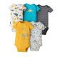thumbnail image 5 of 5PCS/LOT Newborn Baby Girl Boy Romper 2021 Summer Spring Top Quality 100% Cotton Short Sleeves 0-24M Infant Baby Jumpsuit, 5 of 5