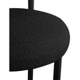 thumbnail image 6 of Meridian Furniture Bordeaux Black Boucle Fabric Stool, 6 of 10