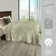thumbnail image 5 of Cobertor Ligero Matrimonial Elefantito Ocaso Color Verde Premium Jacquard 3D, 5 of 7