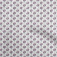 thumbnail image 1 of oneOone Polyester Lycra White Fabric Floral Sewing Craft Projects Fabric Prints By Yard 56 Inch Wide, 1 of 4