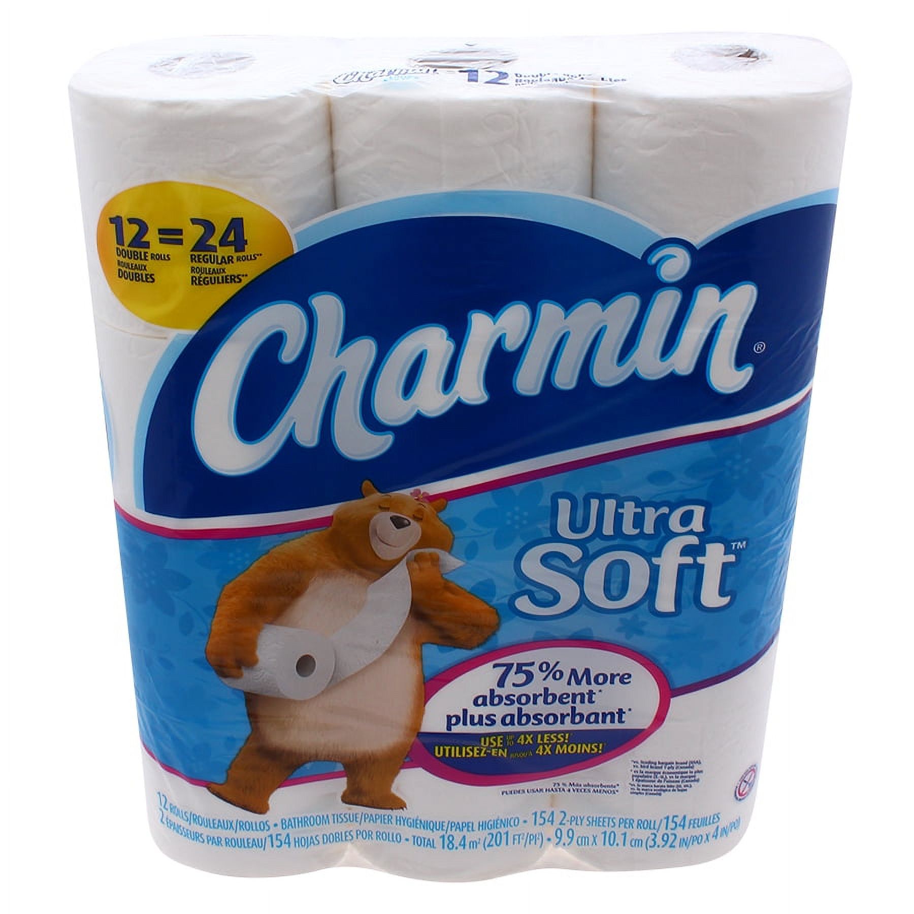 Charmin Ultra Soft Toilet Paper, 12 Double Rolls - image 4 of 4