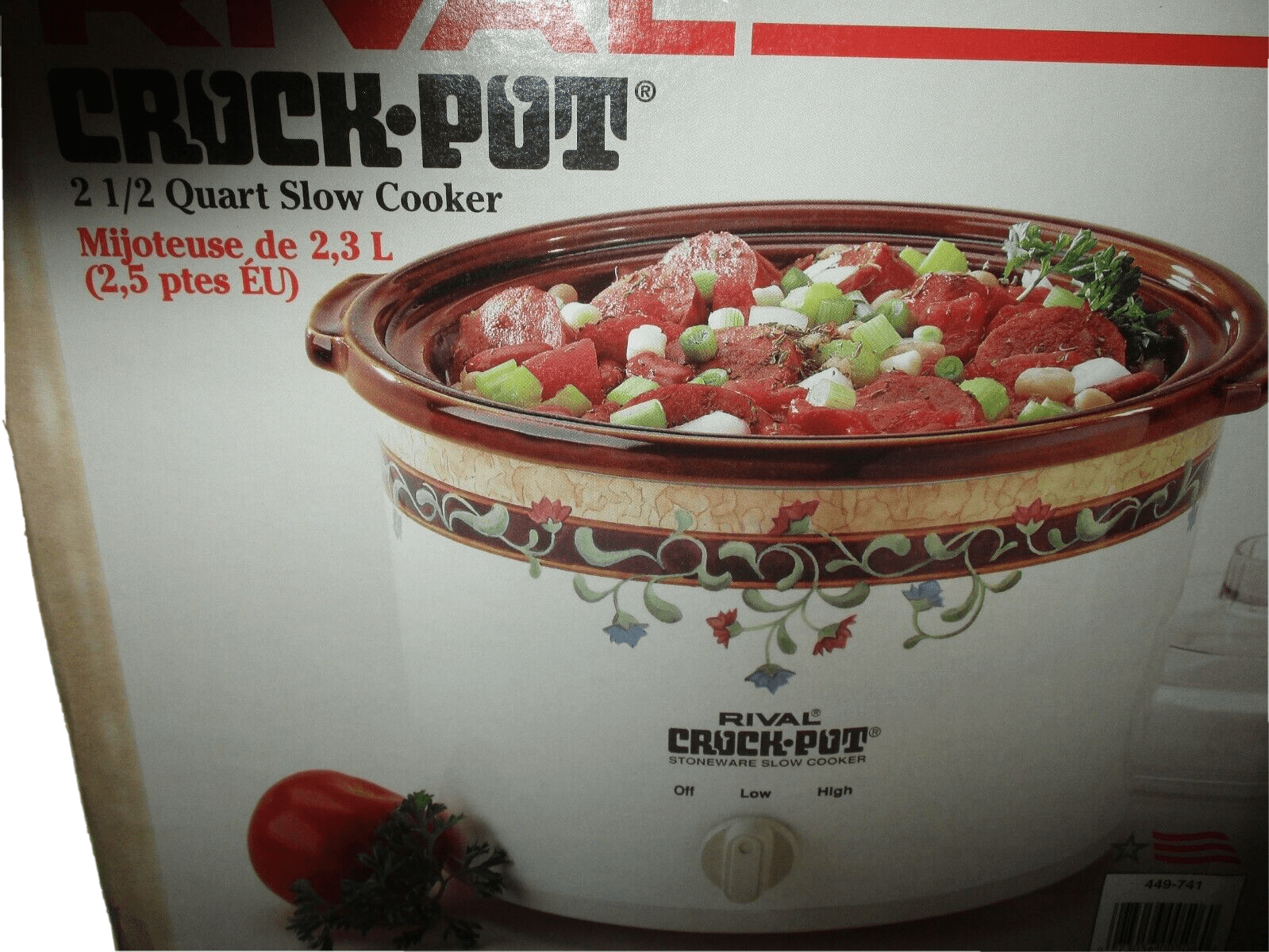 Rival 2 Quart Crockpot Model#SCR200, brand new in box, fast shipping, never  used