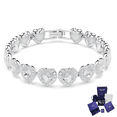 thumbnail image 1 of PULSERA BRAZALETE SWAROVSKI TENIS CORAZONES BLANCOS ARIANA GRANDE + KIT DE REGALO, 1 of 4