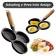 thumbnail image 1 of Sartén para Tortillas de Hierro Fundido con 3 Orificios, Antiadherente, para Cocinar Huevos y Jamón, para el Desayuno, para Freír Huevos y Panqueques, 1 of 5