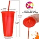 thumbnail image 4 of Vaso Honeydak Honeydak, paquete de 30 unidades con pajita y tapa, 700-800 ml, 4 of 6
