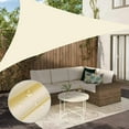 thumbnail image 2 of 2x2x2M Triangle Beige Sun Shade Sail Canopy UV Block Awning for Outdoor Patio Garden Backyard, 2 of 6
