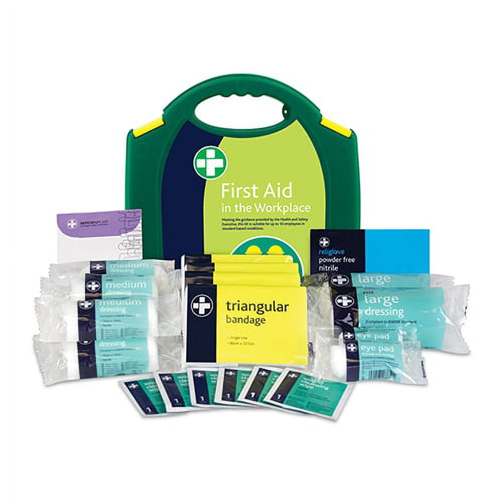 Timco - Workplace First Aid Kit – HSE Compliant (Size Small - 1 Each)