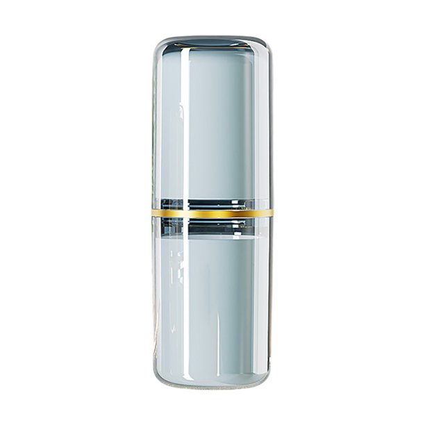 Juego de vasos de viaje portátiles para cepillos de dientes, diseño compacto con cuatro vasos para uso doméstico y de viaje, plástico resistente