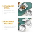 thumbnail image 3 of RENACLIPY Stainless Steel Tea Infuser Silver Loose Leaf Steeper Fine Mesh Filter for Decoration, 3 of 8