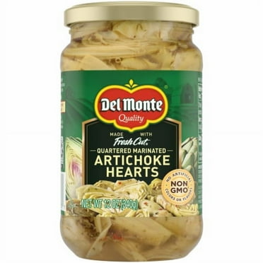 2X-Del Monte Quartered Marinated Artichoke Hearts - 12 oz