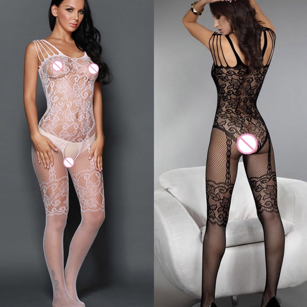 one piece fishnet jumpsuit