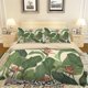 thumbnail image 2 of 3D Tropical Verde Planta Floral Funda de edredón Set Ropa de Cama Set Funda Nórdica, 2 of 3