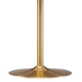 thumbnail image 4 of Modway Amuse 40" Metal & MDF Dining Table in Gold and Walnut, 4 of 7