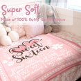 thumbnail image 3 of 18th Birthday Gifts for Girls, 18 Year Old Girl Birthday Gifts - Gifts for 18 Year Old Girl, Daughters, Sisters, Granddaughters, Nieces - Flannel Plush Throw Blanket - Pink - 50"x 65", 3 of 5