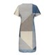 thumbnail image 5 of Puntoco Vestido De Manga Corta Con Cuello En V, Vestido De Bolsillo De Manga Corta Con Botones Y Cuello En V Estampado Para Mujer Azul Oscuro (31428) M, 5 of 5
