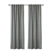 Habitat Odessa Light Filtering Dual Header Curtain Panel 52 x 63 in Grey