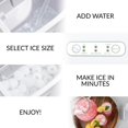 thumbnail image 3 of IGLOO® 26-Pound Automatic Self-Cleaning Portable Countertop Ice Maker Machine, White, 3 of 7