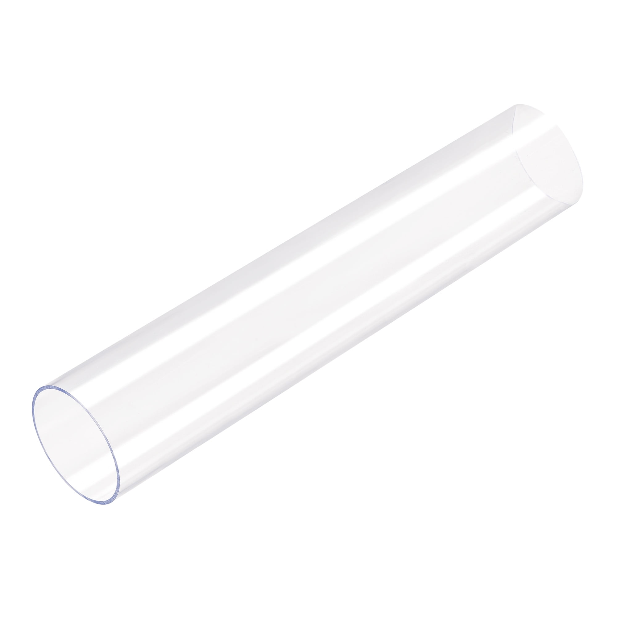 Polycarbonate Rigid Round Clear Tubing 59mm(2.32 Inch)IDx63mm(2.48 Inch)ODx305mm(1ft) Length