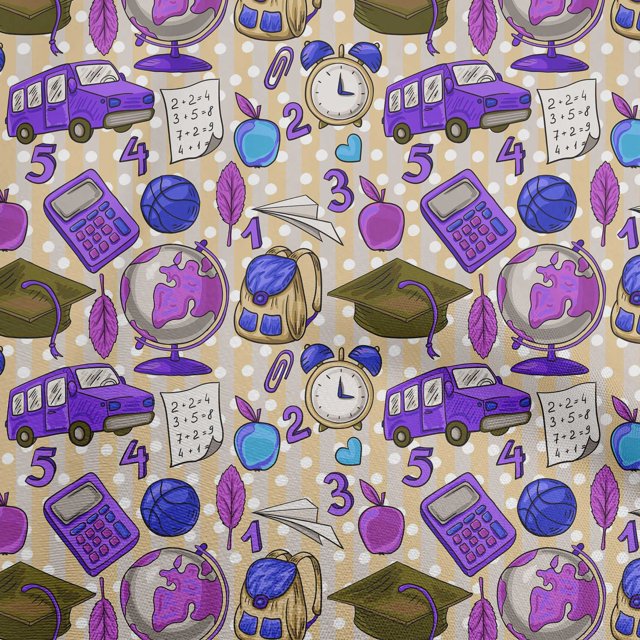 oneOone Polyester Spandex Light Brown Fabric Kids Craft Projects Decor Fabric Printed By The Yard 56 Inch Wide