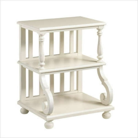 Cooper Classics Camden Cottage Step Table in Shabby White